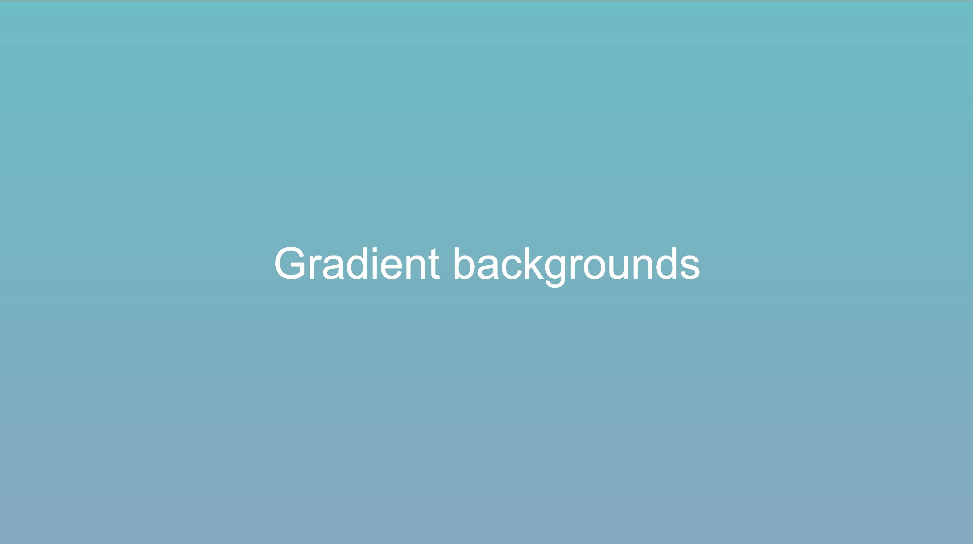Gradient Background